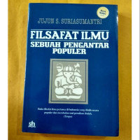 FILSAFAT ILMU SEBUAH PENGANTAR POPULER