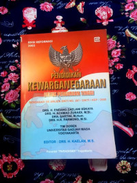 PENDIDIKAN KEWARGANEGARAAN