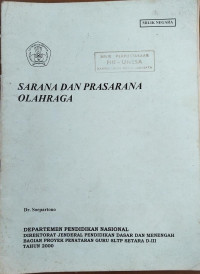 sarana dan prasarana olahraga